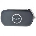 Protecção dura transportando bolsa com Carabiner Clip para PSP 1000/2000/3000 - Negro