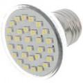 E27 2W 100-Lumen saída 30 x 3528 SMD LED quente branco luz lâmpada (110V)