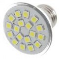 E27 3W 140-lúmen 3200K x 18 5050 SMD LED quente branco luz lâmpada (110V)