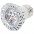 E27 3W 3-LED 260-lúmen 3500K quente branco lâmpada (220V AC)