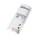 Pack de bateria recarregável de 3600mAh com USB cabo carregador para Wii Remote