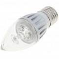 E27 3W 240-270LM 3000-3500K morna Blub luz LED branca (85 ~ 265V)