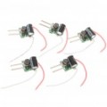 6W 3-LED Power Drivers para luz de lâmpada MR16 (12V / 5-Pack)