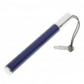 Retrátil Capacitiva Touch Screen caneta Stylus c / Anti-Dust Plug para iPhone - azul