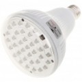 E27 3W branco 36-LED recarregável emergência luz lâmpada com controle remoto (100 ~ 240V)