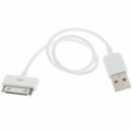 Cabo de dados/carregamento USB para iPad/iPod/iPhone - branco