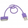 Cabo de dados/carregamento USB para iPad/iPod/iPhone - roxo