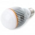 E27 7W 600Lumen 3000-3200K Warm lâmpada LED branco (85 ~ 265V)