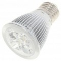 E27 5W 6500K 450-Lumen 5-LED branco lâmpada (85 ~ 265V)