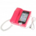 Linha fixa de telefone exclusivo com 3.5 MM Audio Jack para o iPhone - Pink