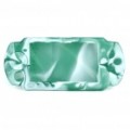 Protetor de silicone para PSP 3000/2000 - verde + branco