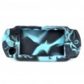 Protetor de silicone para PSP 3000/2000 - azul + preto