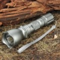 UltraFire 18WG-T60 XM-LT6 5-modo 1200-Lumen branco memória LED Flashlight - prata (1 x 18650)