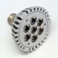 E27 7W 3300K 450LM morna luz de Spot de LED branco (85 ~ 265V)