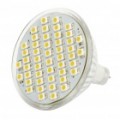 MR16 2.8W 48-SMD LED 220Lumen 2700-3500K quente branco lâmpadas (11 ~ 18V)