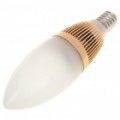 E14 1W 80-90Lumen 6000-6500K branca vela estilo LED Light Bulbs (24V)