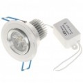 Luz de teto lâmpada 3W 3-LED branco quente 90-100Lumen