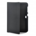 Ultra Slim Case de couro protetora para Samsung Galaxy Tab P7310/P7300 - preto