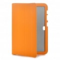 Ultra Slim Case de couro protetora para Samsung Galaxy Tab P7310/P7300 - laranja