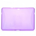 Protetora Matte fosco Back Case para Samsung Galaxy Tab 10.1 P7500 - roxo