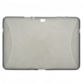 Protetora Matte fosco Back Case para Samsung Galaxy Tab 10.1 P7500 - cinza