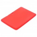 Ultra-Thin caso protetor de costas de Silicone para Samsung Galaxy Tab 10.1 P/7500/P7510 - vermelho