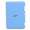 Elegante protetor PU case para Samsung Galaxy Tab 8.9/P7300 - azul