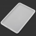 capa protetor de silicone para Kindle Fire Tablet PC - branco translúcido