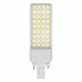 G24 7.6W 7000K 600LM 36-5050 SMD LED branco lâmpada (AC 100 ~ 240V)