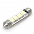 41 mm 5050 0.3W 30-40LM 6000-6500K 4-SMD levou lâmpada de luz branca