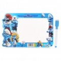 Smurfs figuras seca apagar bordo branco