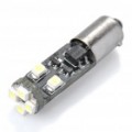 60-80LM 6500-7000K BA9S 8-LED branco luz lâmpada (12V / 0.7W)