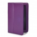 capa protetor de couro PU para Kindle Fire - roxo