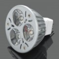 MR16 3W 3500K 200-Lumen 3-LED quente branco lâmpada (12V)