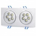 10W 6500K 1000-lúmen 10-branco Dual luzes LED teto lâmpada (AC 100 ~ 245V)