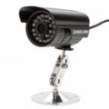 USB de 300KP CMOS com fio vigilância segurança CCTV Camera com / 24-IR LED Night Vision - preto