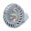 GU10 3W 3500K 200-Lumen 3-LED quente branco lâmpada (AC 100 ~ 245V)