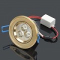 3W 6500K 200LM 3-LED branco luz teto lâmpada (100 ~ 245V)