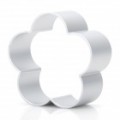 Flor de ameixa lindo em forma de alumínio Alloy DIY biscoito Cookie Cutter Mould - prata