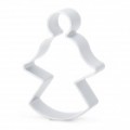 Anjo lindo em forma de alumínio Alloy DIY biscoito Cookie Cutter Mould - prata