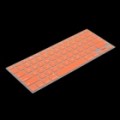 Tampa protetora teclado c / Anti-Dust plugues Kit para Apple MacBook Air / Pro - laranja