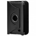 capa protetor do PC titular PU couro para Samsung P6200 - preto