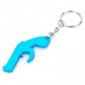 Pistola em forma Bottle Opener Keychain - cor aleatória