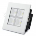 4W lúmen 380-lúmen 4-LED branco luz painel (AC 89 ~ 265V)