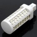 G24 5.04W 500-600LM 6000-7000K 84-SMD LED branco milho lâmpada (220V)