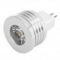 GU5.3 1W 3500K 90-lúmen 1-LED quente branco lâmpada (DC 12V)