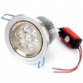 7W 6500K 630-Lumen 7-LED luz teto baixo luz branca c / Driver (AC 100 ~ 240V)