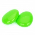 Seixo em forma de Silicone Stand para Notebook/iPad - verde (par)