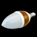 E14 4.2W 400-lúmen 3000 ~ 3500K quente branco 4-LED Lamp lâmpada (AC 85 ~ 265V)