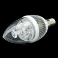 E14 3W 400-lúmen 6000 ~ 6500K neutro branco 4-LED Lamp lâmpada (85 ~ 265V)